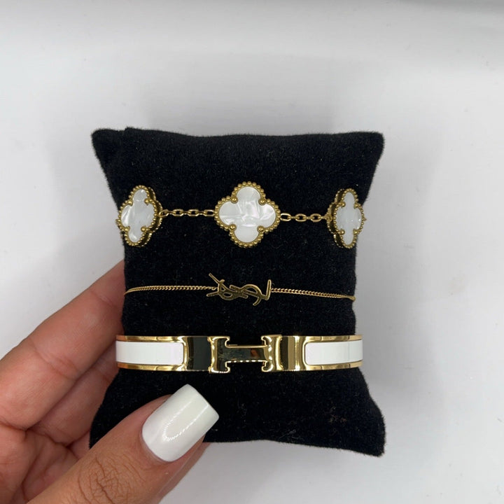 CLOVER | Ivory Gold elet Set