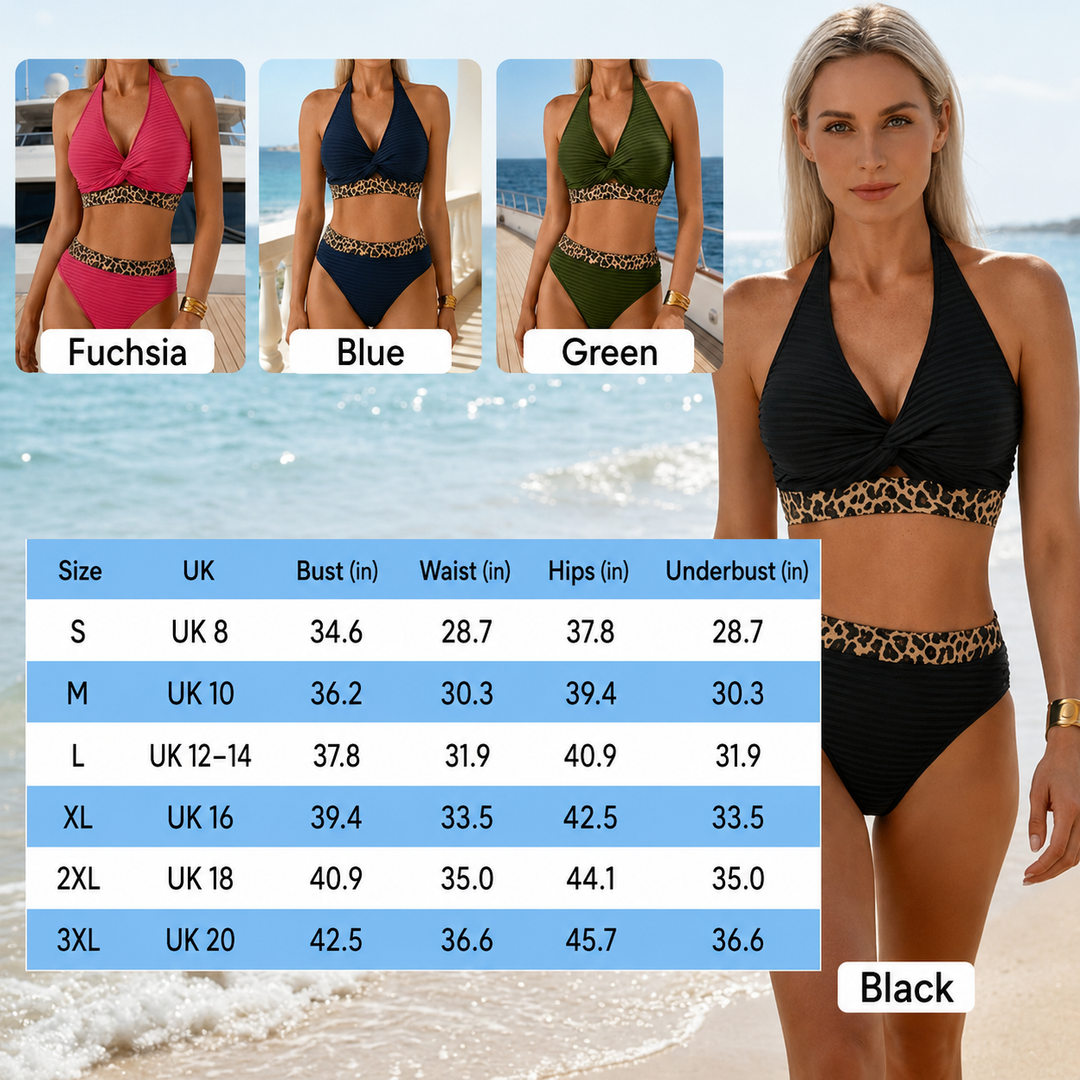 Audrey | Leopard Print Bikini Set