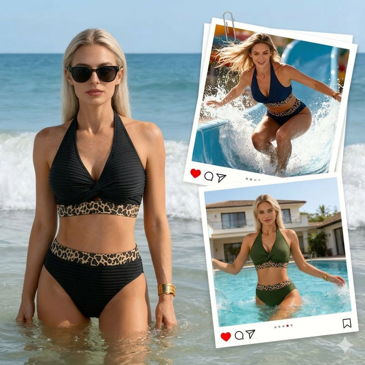 Audrey | Leopard Print Bikini Set