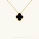 CLOVER | Black Necklace