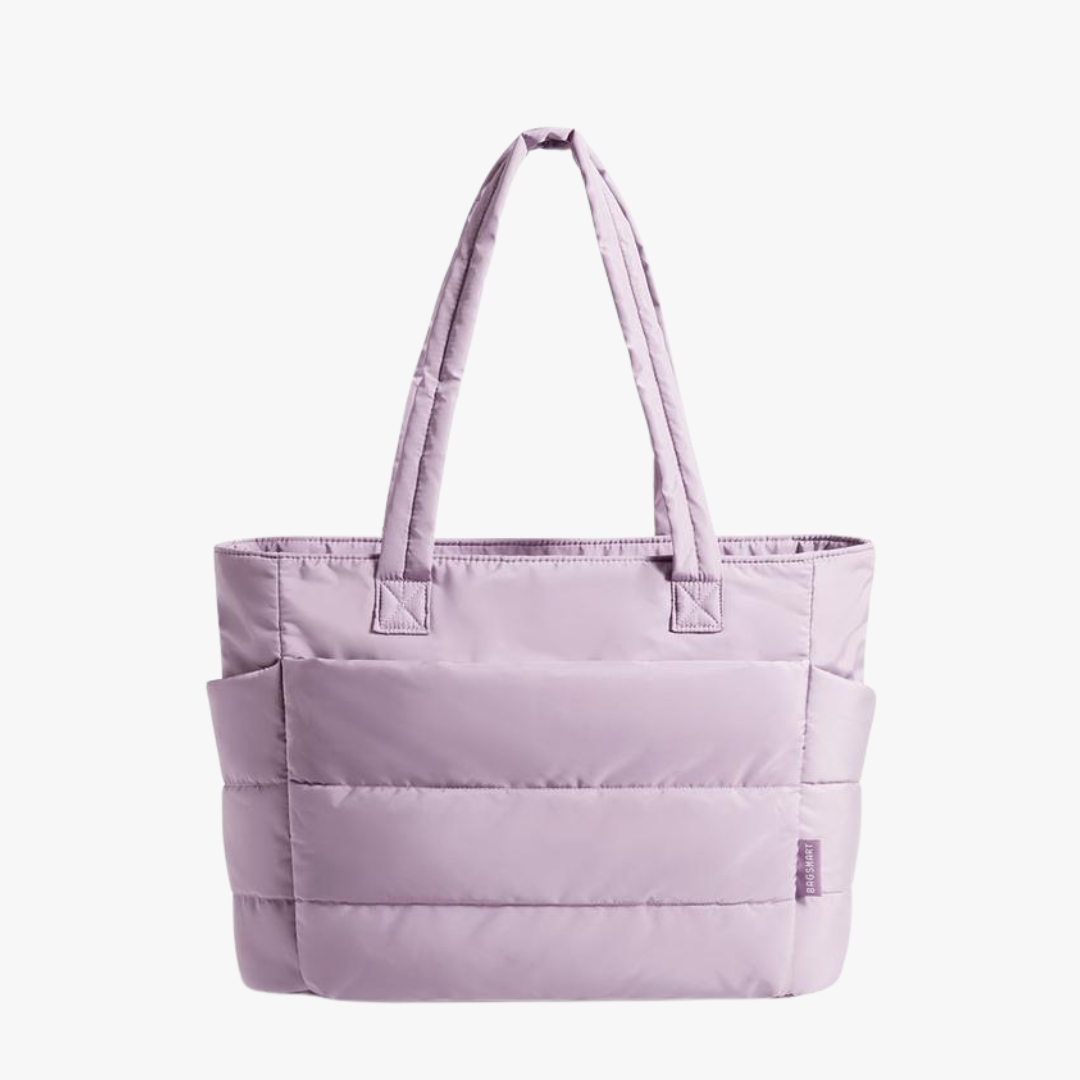 Puffer-Style Tote Bag