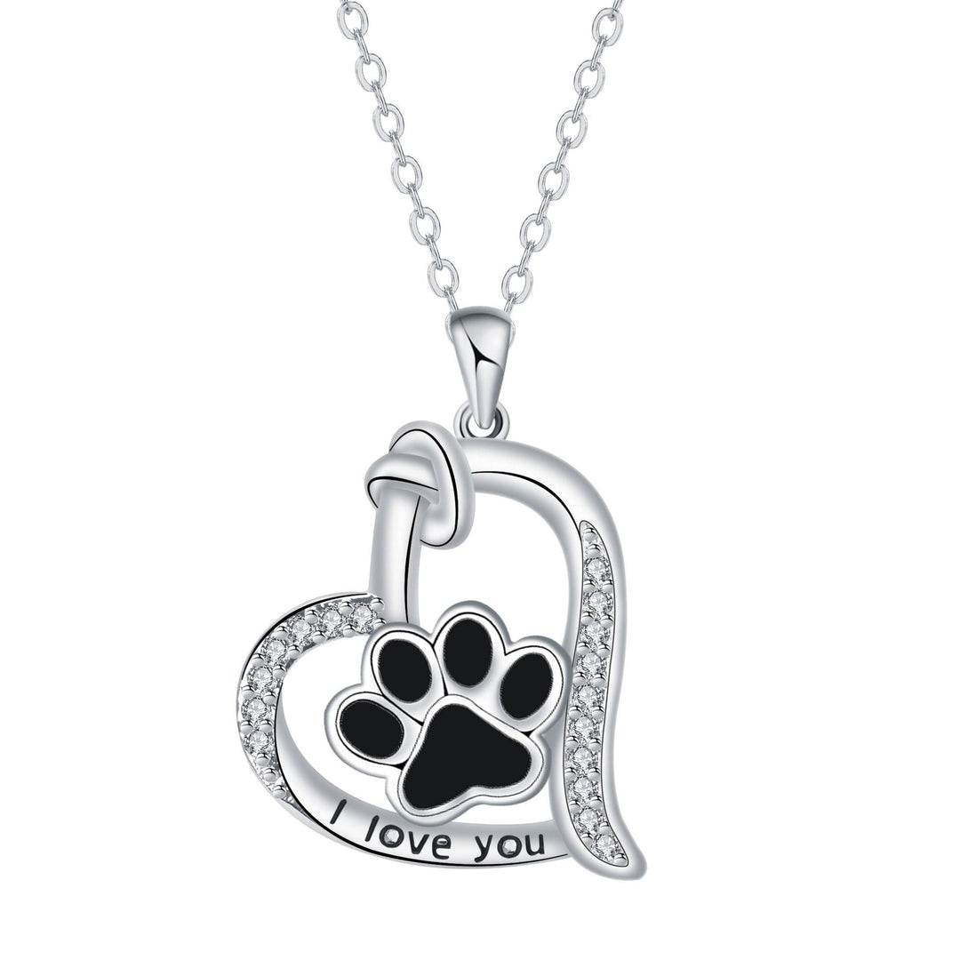 Poppy | Paw Print Pendant Necklace