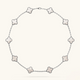CLOVER | 10 Motive Silver Necklace