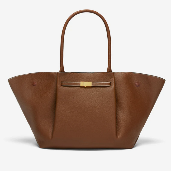 Belted Everyday Leather Handbag