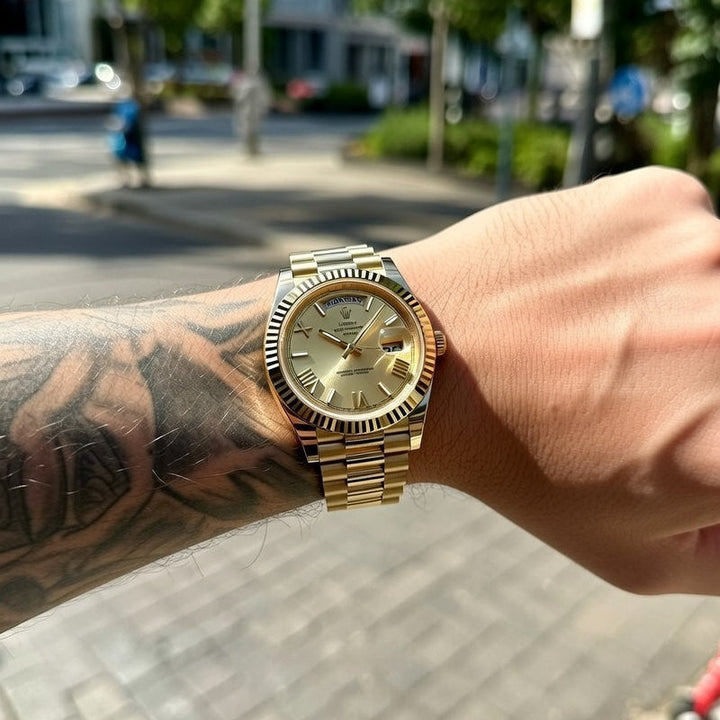 Champagne Gold Men's Watch