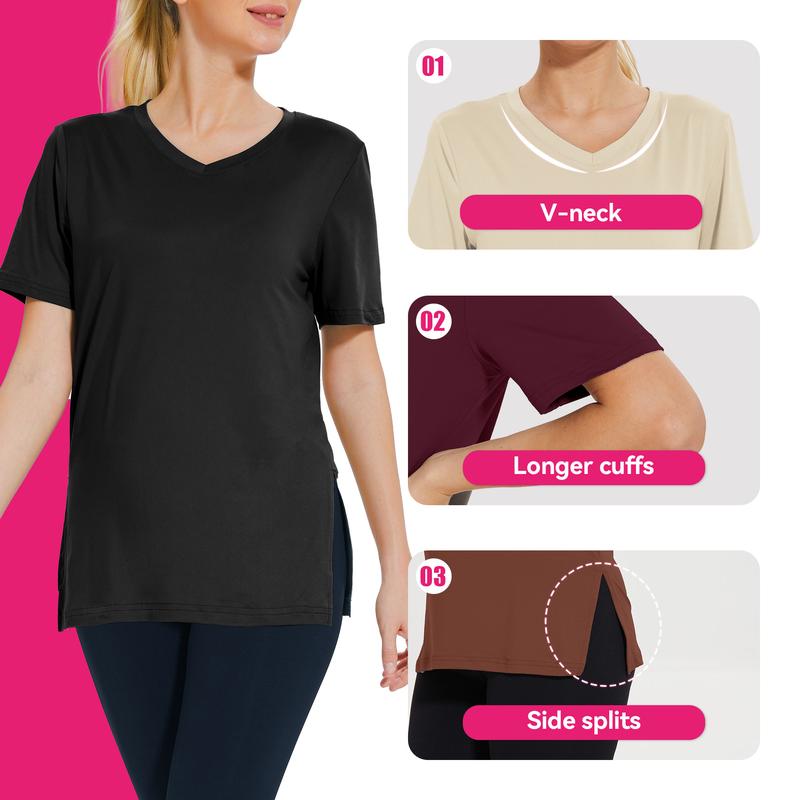 ROSEMARY | CASUAL LOOSE FIT V-NECK TEE (PACK OF 3)