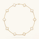 CLOVER | 10 Motive White Necklace