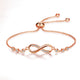 Amabel | Infinity Bracelet in Rose Gold