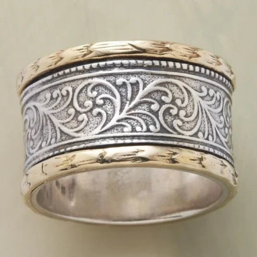 Freya | Vintage Gold and Silver Ring