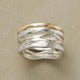 Maeve | Vintage Openwork Ring in Gold and Silver