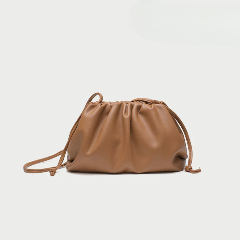 Convertible Faux Leather Hobo Bag