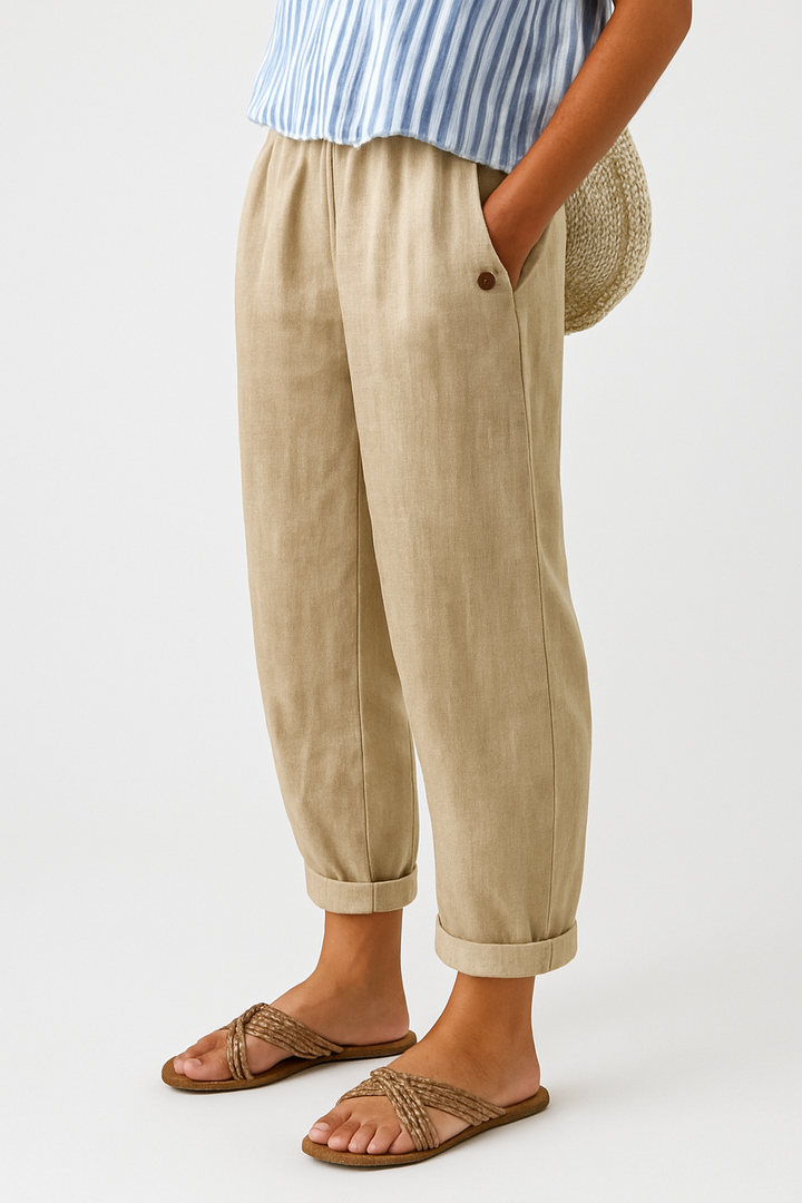 NORAYA | RELAXED EVERYDAY TROUSERS WITH POCKETS