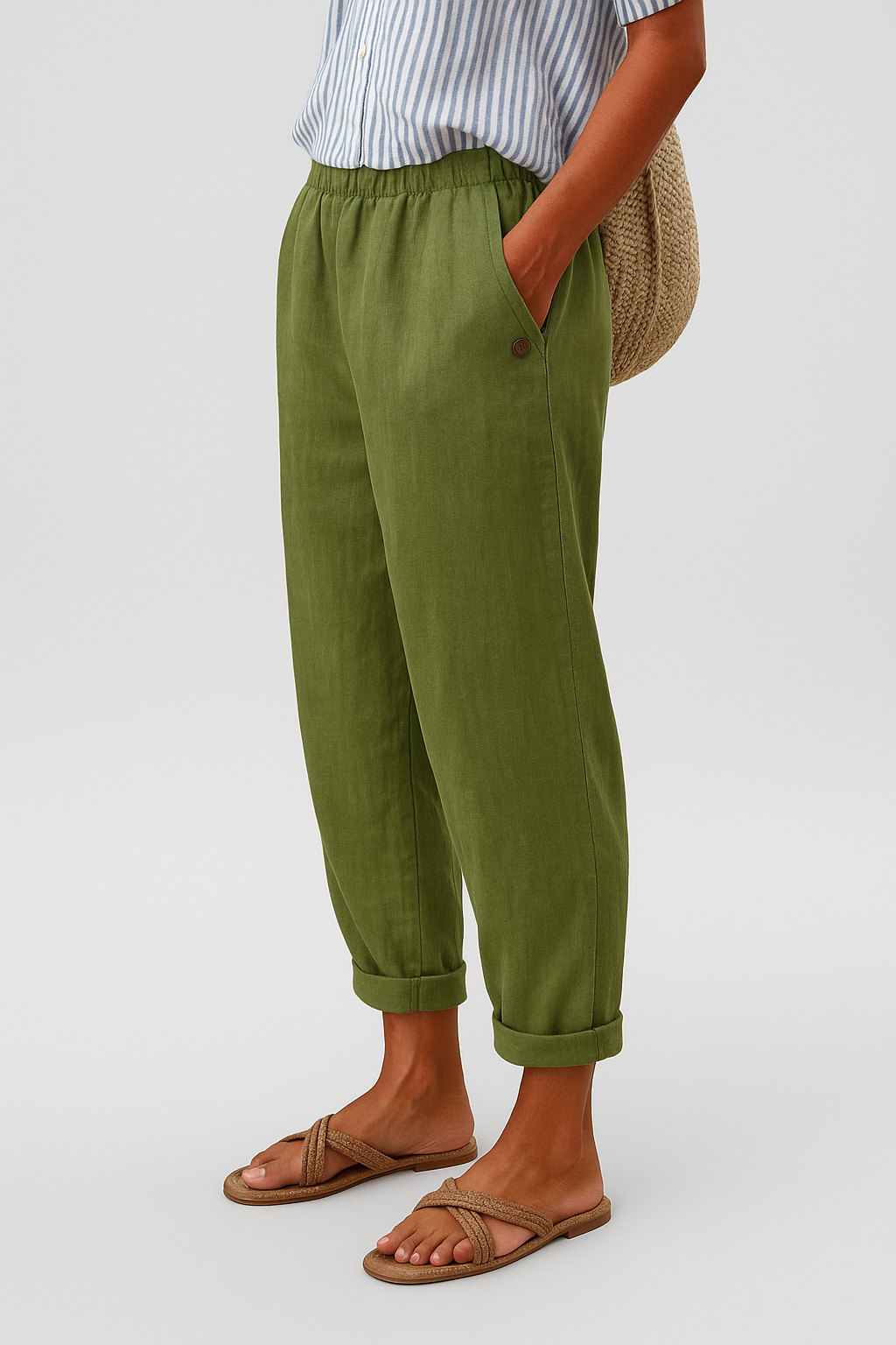 NORAYA | RELAXED EVERYDAY TROUSERS WITH POCKETS