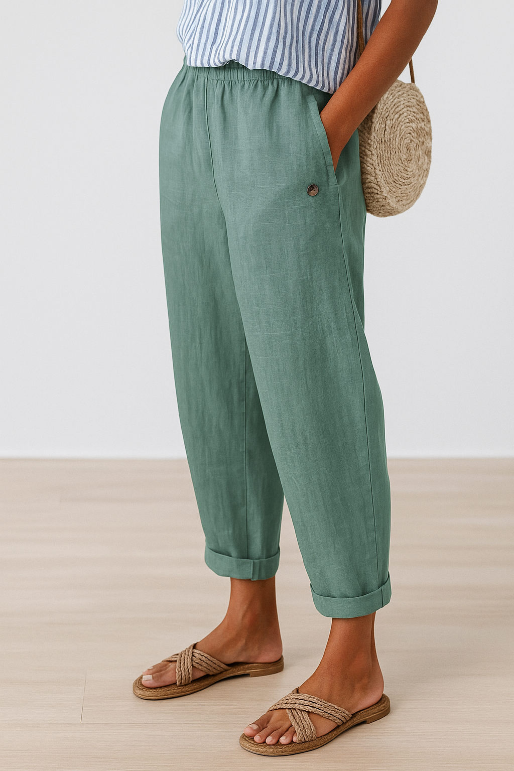NORAYA | RELAXED EVERYDAY TROUSERS WITH POCKETS