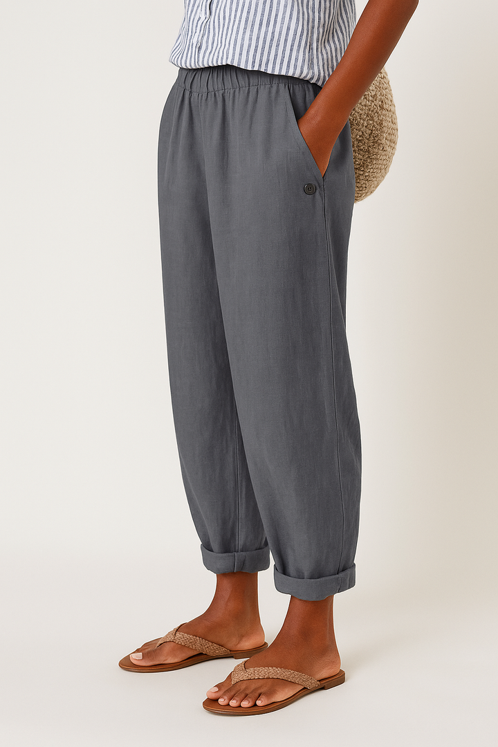 NORAYA | RELAXED EVERYDAY TROUSERS WITH POCKETS
