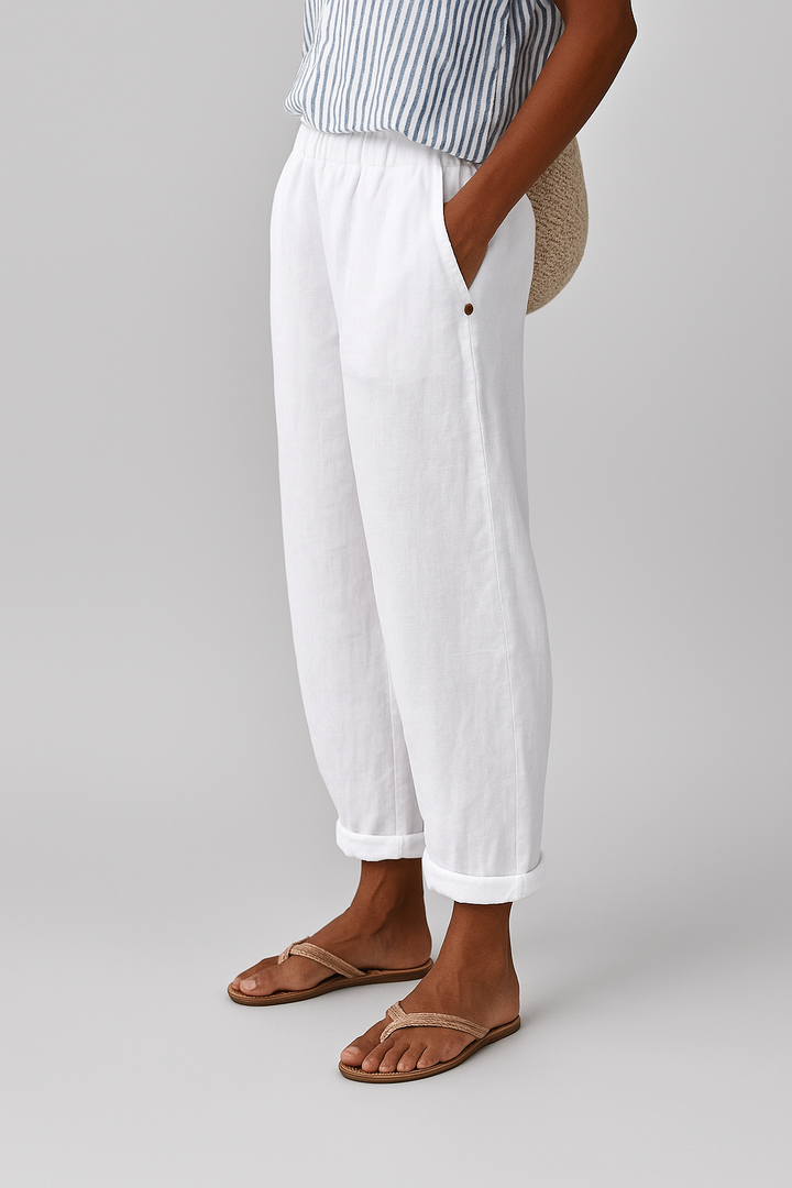 NORAYA | RELAXED EVERYDAY TROUSERS WITH POCKETS