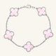 CLOVER | Pink/Silver elet