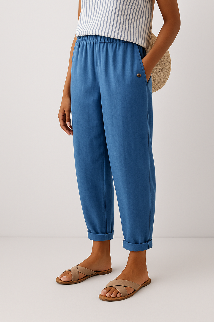 NORAYA | RELAXED EVERYDAY TROUSERS WITH POCKETS