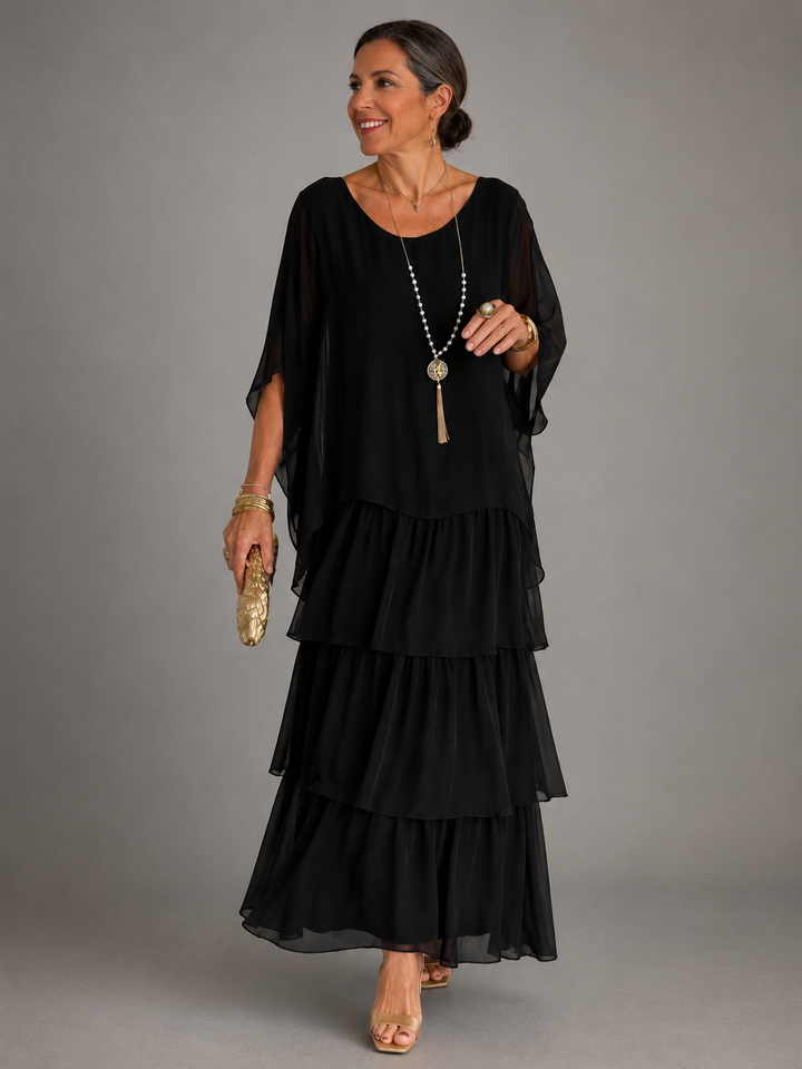 MABYN | ELEGANT FLOWING MAXI DRESS