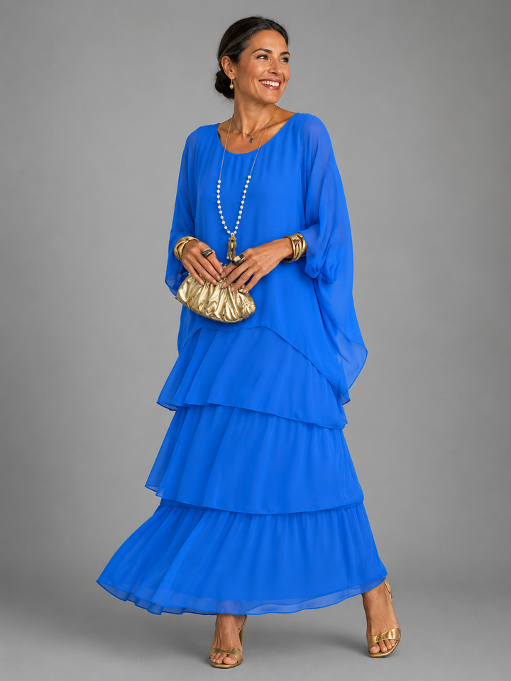 MABYN | ELEGANT FLOWING MAXI DRESS