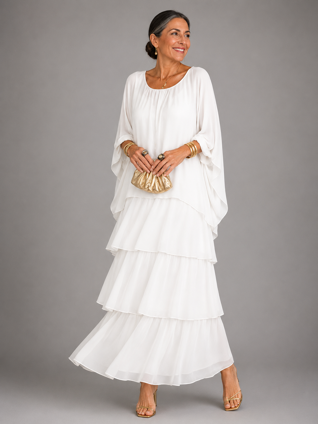 MABYN | ELEGANT FLOWING MAXI DRESS