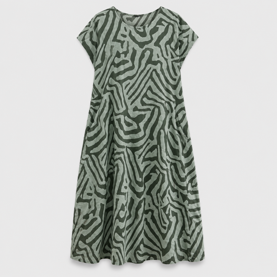 Patricia | Printed Summer Midi Dress
