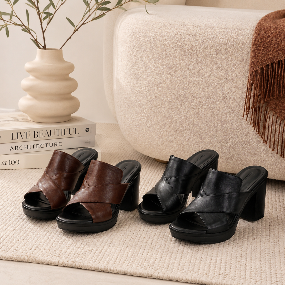 ALWENA | ELEGANT COMFORT HEEL SANDALS