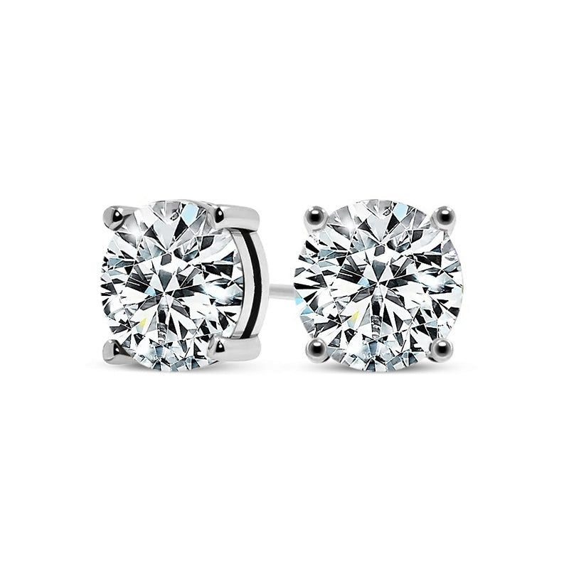 Tera | White and Gold Earrings