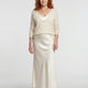 ELENA | SATIN MIDI DRESS & SOFT KNIT SWEATER SET