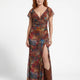 FIADH | BOHO RUCHED MIDI DRESS