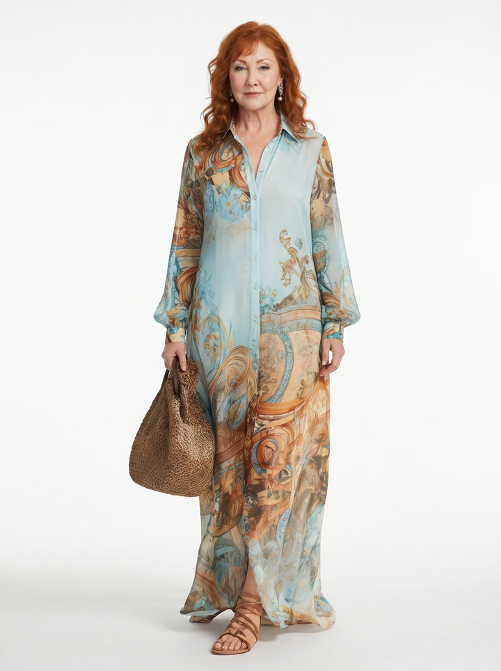 SAOIRSE | VINTAGE PRINT MAXI DRESS