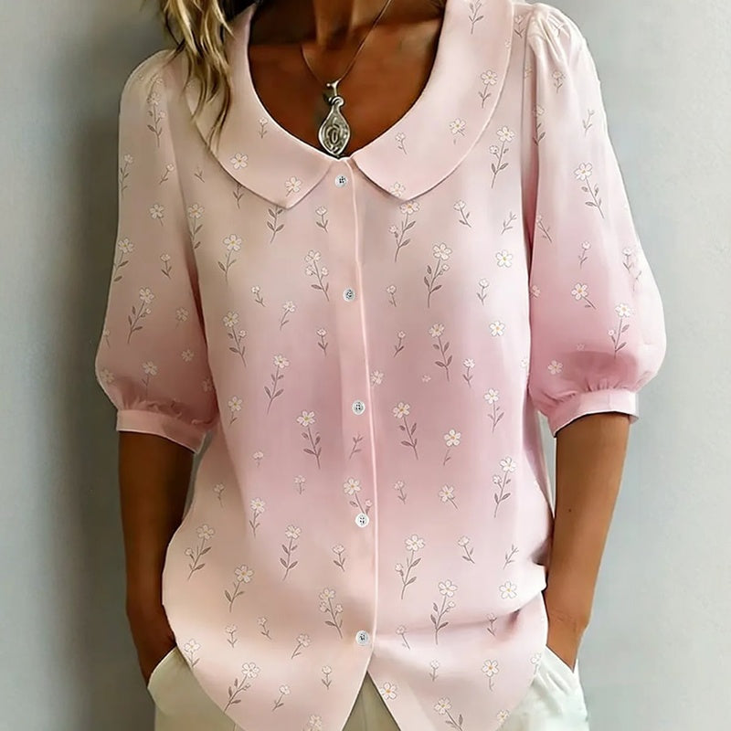 EUPHRASIA | VINTAGE FLORAL PRINT BLOUSE