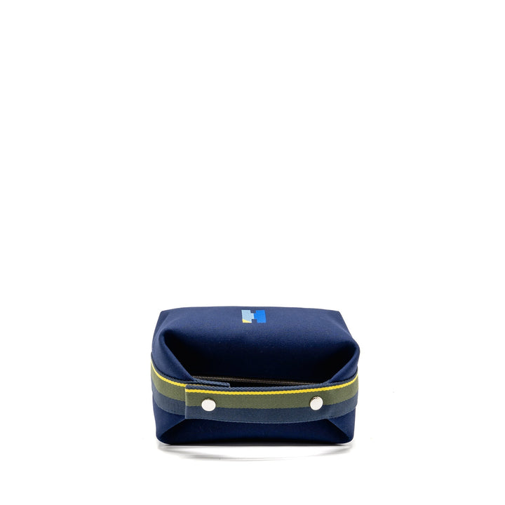 Toiletry Bag Canvas Navy Blue