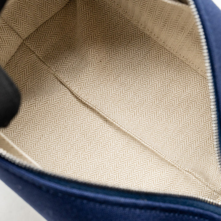 Toiletry Bag Canvas Navy Blue