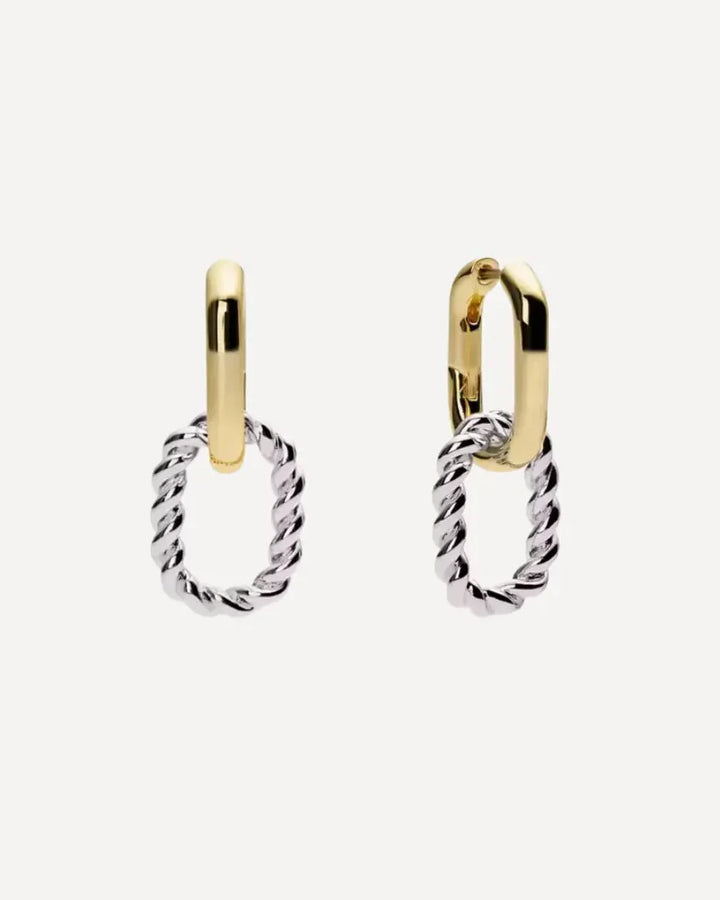 Double Hoop Hanger Earrings