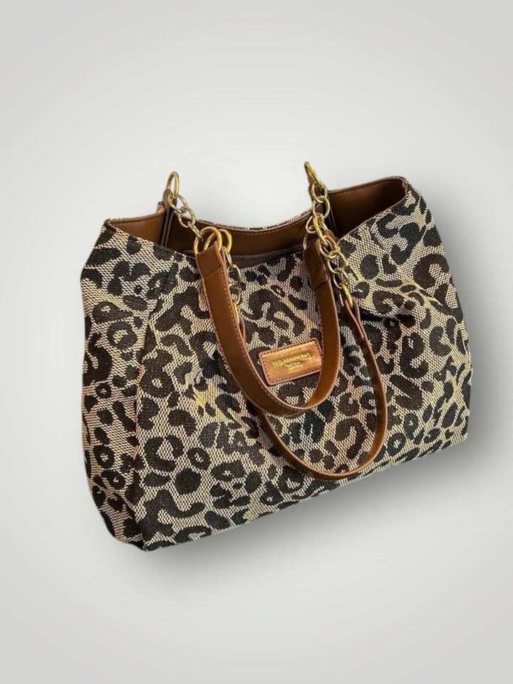 Leopard Print Tote Bag