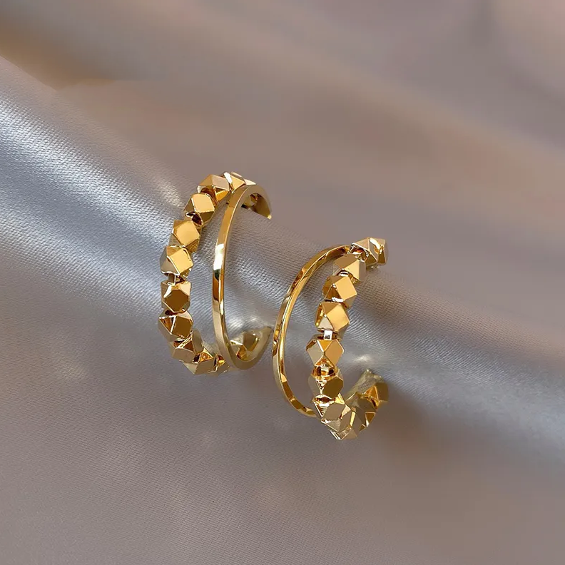 Alexandra | Gold Earrings with Cubic Zirconia