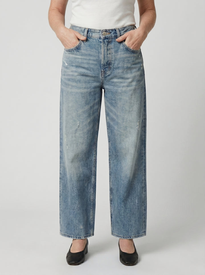 AILÍS | RETRO CROPPED STRAIGHT JEANS