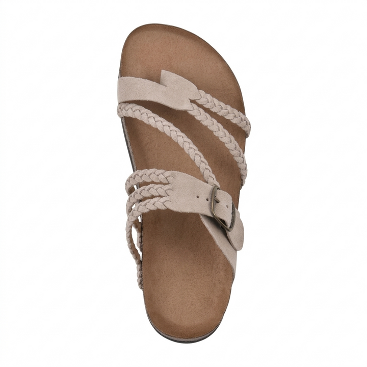 HAZEL | WOVEN CORK SANDALS