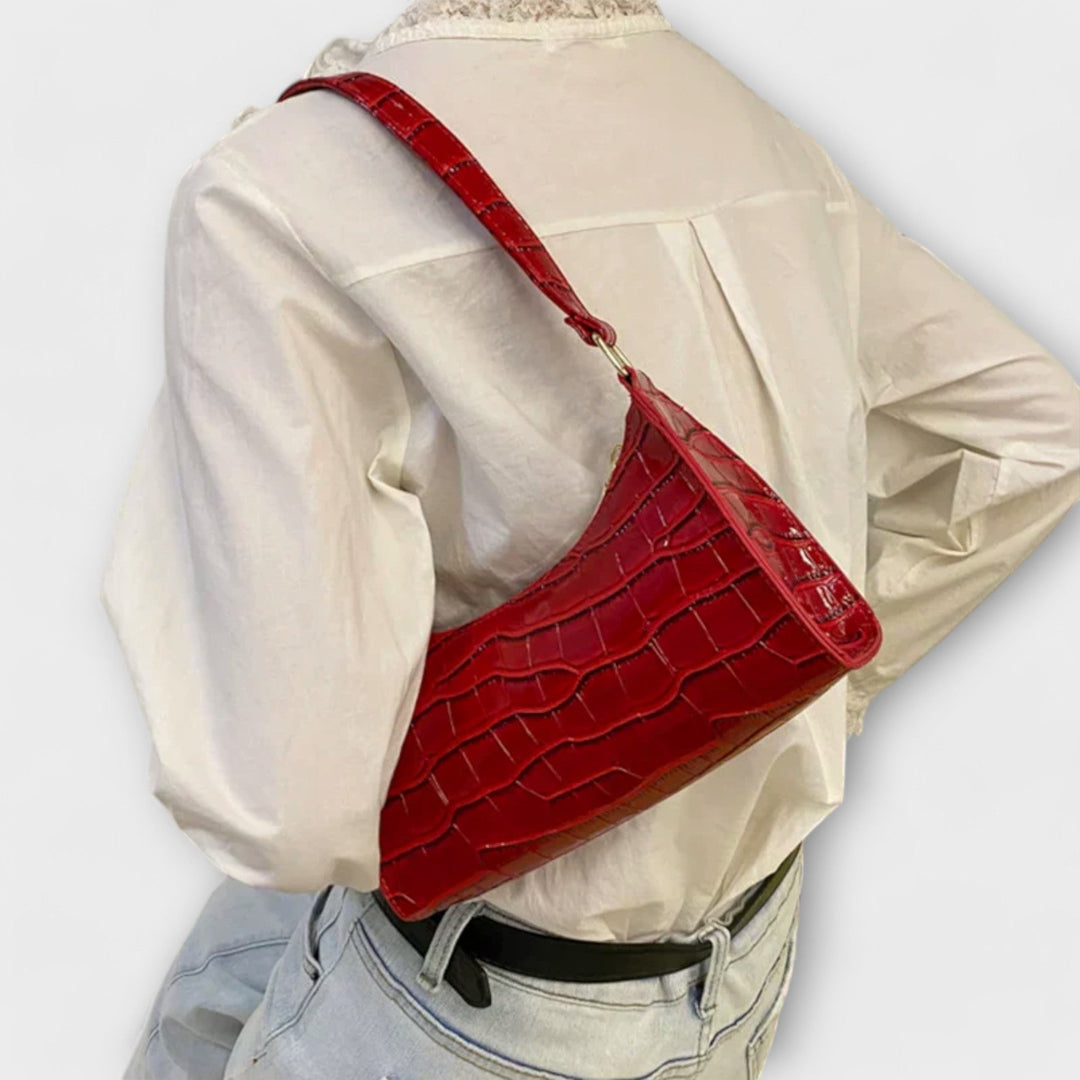 Everyday Leather Bag with Sturdy Handles