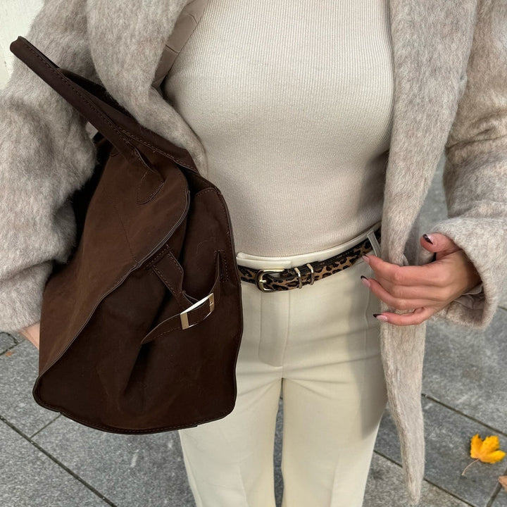 Sophisticated Suede Handbag