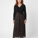 MAEVE | ELEGANT JERSEY & MESH MIDI DRESS