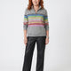 AOIFE | STRIPED ZIP-NECK EVERYDAY JUMPER
