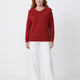 DAMHNAIT | SOFT COLLAR KNIT PULLOVER