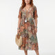 LÍADÁIN | LIGHTWEIGHT PRINTED MIDI DRESS