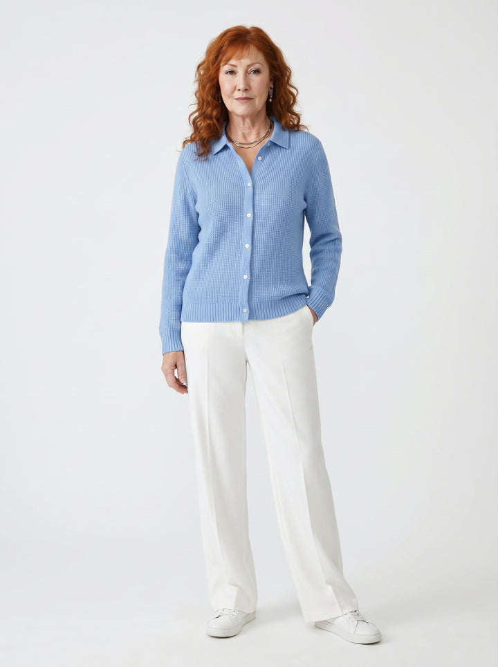 GRÁINNE | ELEGANT TEXTURED KNIT CARDIGAN