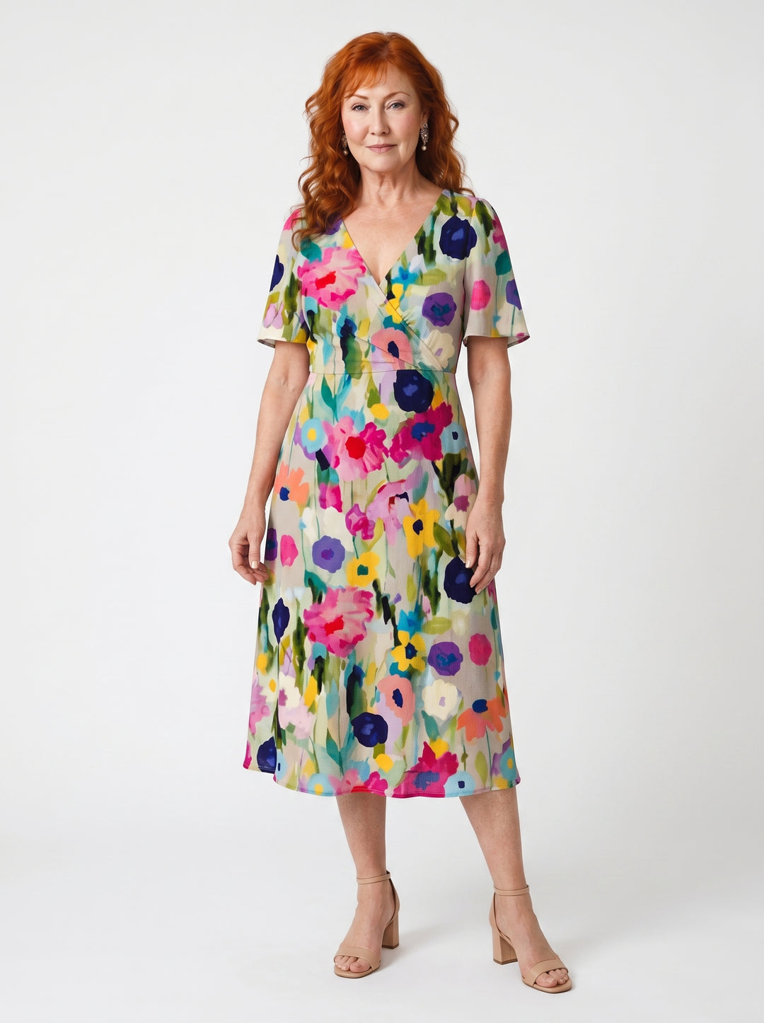 NAOMIE | ELEGANT FLORAL SUMMER DRESS