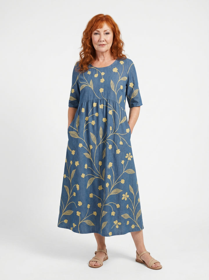 RÓISÍN | MIDI DRESS EFFORTLESS COMFORT