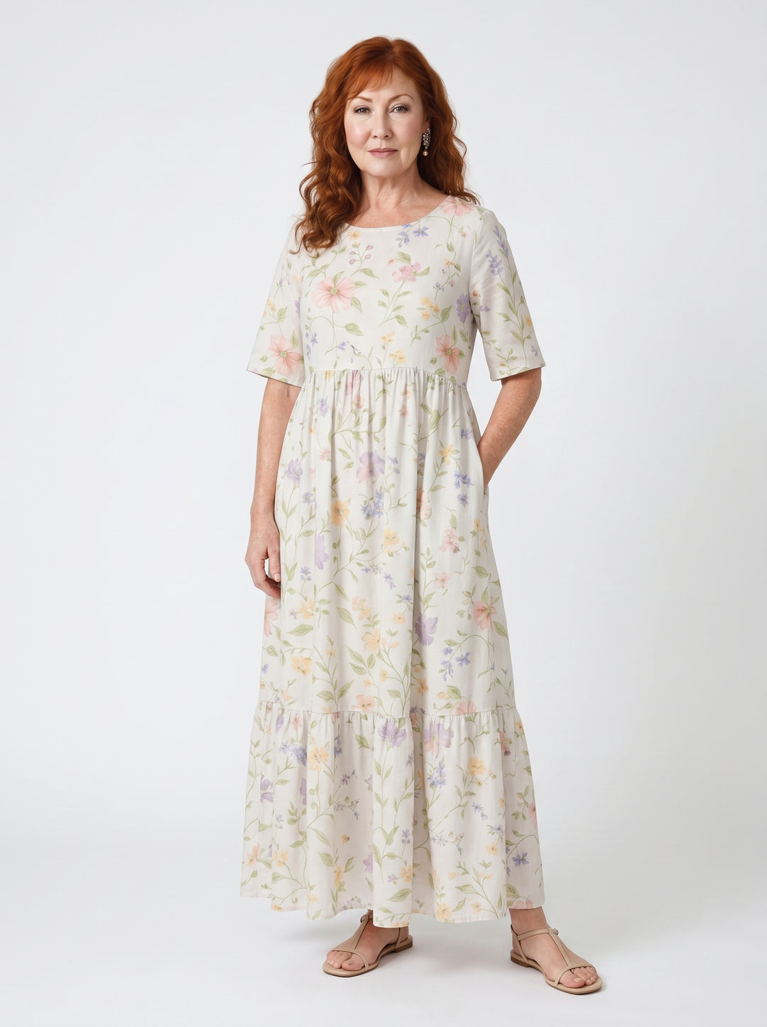 RÓISÍN | MIDI DRESS EFFORTLESS COMFORT