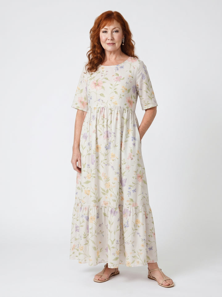 RÓISÍN | MIDI DRESS EFFORTLESS COMFORT